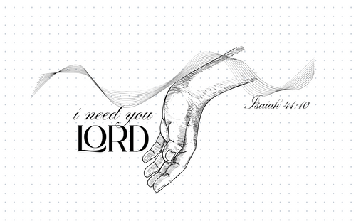 Jesus Hand; Isaiah 41:10